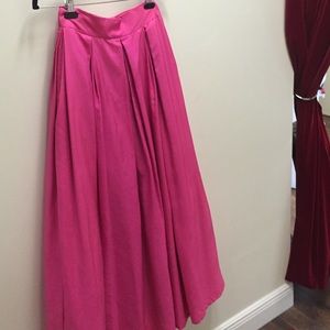 Iilly Pulitzer silk pink maxi skirt 6